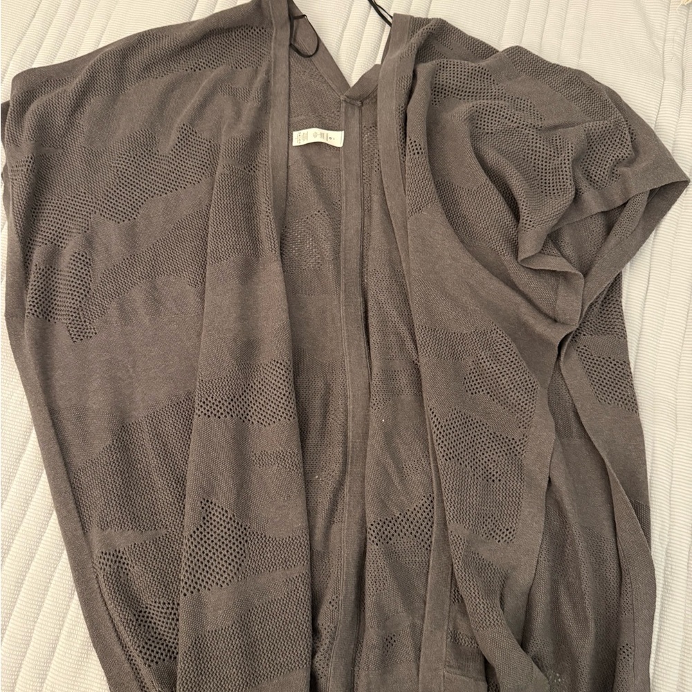 Lululemon Athletica Open Shawl/Poncho Knit Sweater